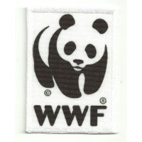 Parche bordado y textil WWF - World Wildlife Fund 5cm x 7cm