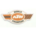 Textile patch KTM WORLD CHAMPION 9cm x 4,5cm