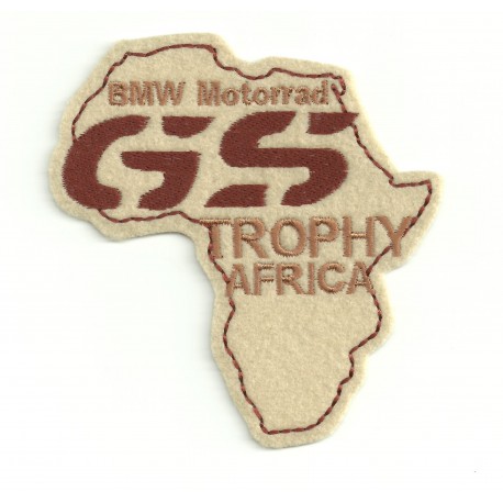 Patch embroidery BMW GS TROPHY AFRICA 9cm x 10cm