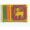 Parche textil y bordado BANDERA SRY LANKA 4CM x 3CM