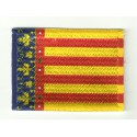 Patch embroidery and textile FLAG COMUNITAT VALENCIANA 7CM X 5CM
