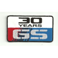 Patch embroidery BMW GS 30 YEARS 19cm x 10,5cm