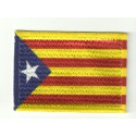 Patch textile and embroidery FLAG SENYERA ESTELADA 7CM X 5CM