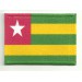 Patch embroidery and textile FLAG BURKINA TOGO 4cm x 3cm