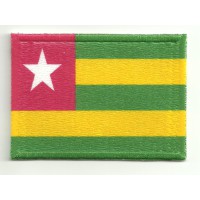 Patch embroidery and textile FLAG BURKINA TOGO 4cm x 3cm