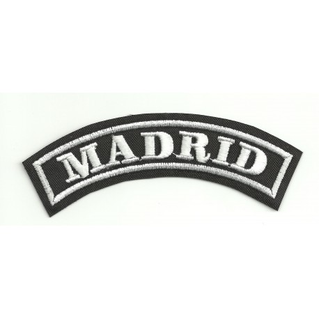 Embroidered Patch MADRID 25cm x 7cm