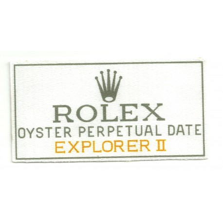 Patch textile ROLEX 11cm x 6cm