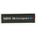 Parche bordado BMW MOTORSPORT 15cm x 4,5cm
