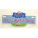Embroidery Patch FLAG WITH YOUR NAME 10cm X 2.8 cm NAMETAPE