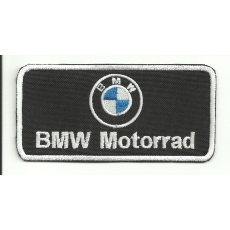 Patch embroidery BMW MOTORRAD LOGO 10cm x 5cm embroidery Los Parches