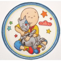 Embroidery and textile patch CAILLOU 7,5cm