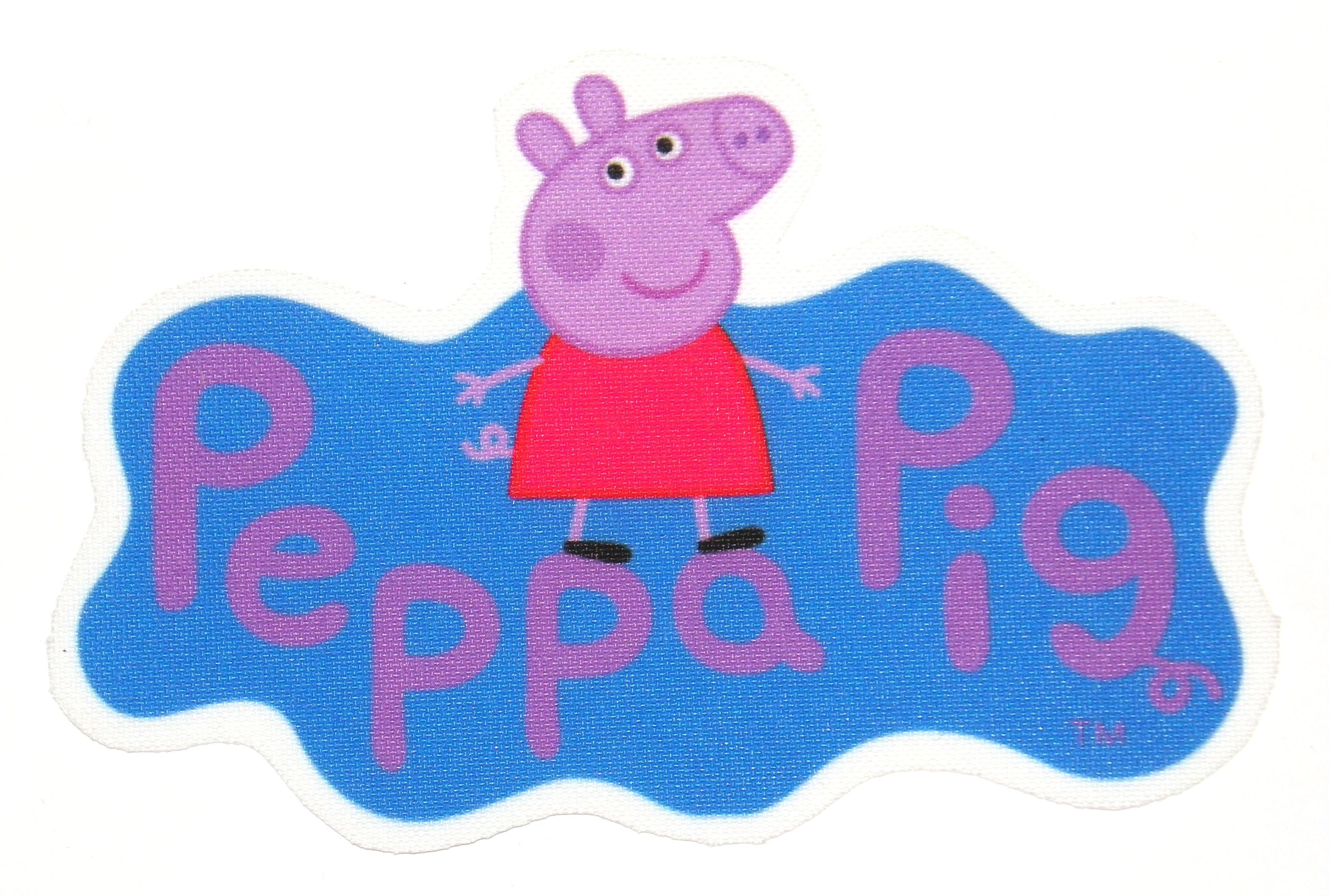 Textile patch PEPPA PIG 10cm x 7cm - Los Parches