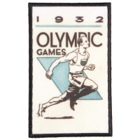 Parche bordado y textil OLYMPIC GAMES 1932 4,5cm x 7cm