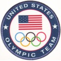 Embroidery and textile patch UNITED STATES OL UYMPIC TEAM 7,5cm