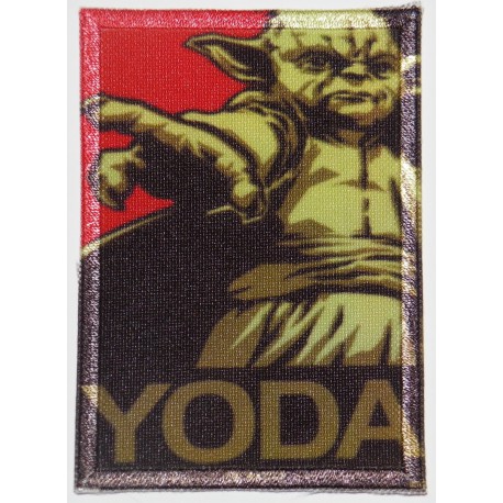 Patch textile and embroidery YODA 7cm x 5cm