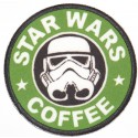 Embroidery and textle patch STAR WARS COFFEE 7,5cm 