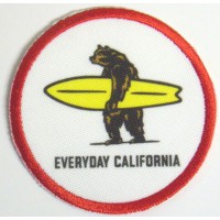 Embroidery and textile patch EVERYDAY CALIFORNIA 6cm 