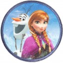 Embroidery and textile patch FROZEN ANA Y OLAF 7,4cm 