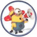 Embroidery and textile patch AIRPORT MINION 7,4cm 