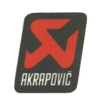 Parche textil AKRAPOVIC 5cm x 5,5cm