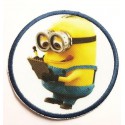 Embroidery and textile Patch MINION NOTEBOOK 7,4cm 