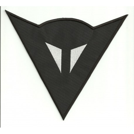 Patch embroidery DAINESE LOGO BLACK 7cm x 6,5cm