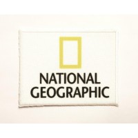 Embroidery and textile patch NATIONAL GEOGRAPHIC 8,5cm x 6,5cm