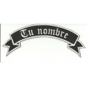 PERSONALIZED UP GOTHIC embroidered patch 29cm x 11cm