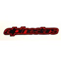  Embroidered patch RED ALPINESTARS 26cm x 4.5cm