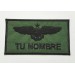 Patch embroidery MILITARY INSIGNIA YOUR NAME 9cm x 5cm NAMETAPES