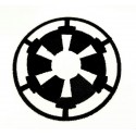 Embroidered patch GALACTIC EMPIRE 7.5cm