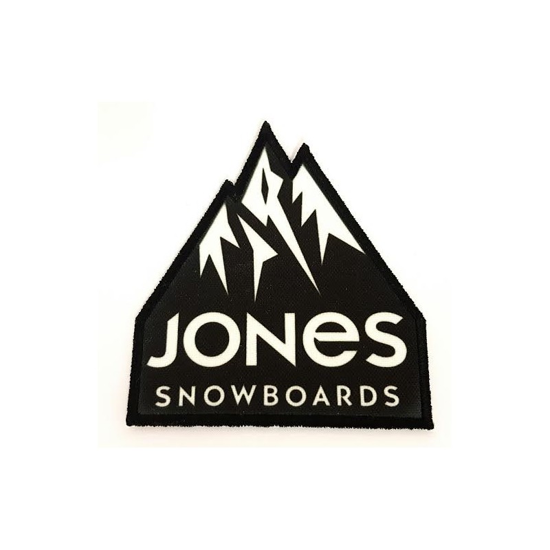 Embroidery and textile patch JONES SNOWBOARDS 7cm x 8 cm ...
