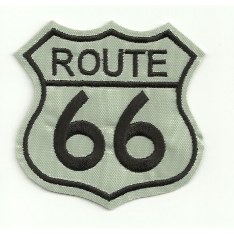 Parche bordado ROUTE 66 G. 7cm x 7cm