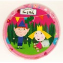 Embroidery and textile patch BEN AND HOLLY 7.5cm