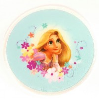 Embroidery and textile patch RAPUNZEL 7.5cm