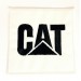 Parche bordado CAT CATEPILLAR NEGRO 7,5cm x 7,5cm