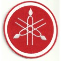 Embroidery patch YAMAHA LOGO RED 20cm diameter