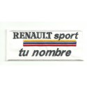 Embroidery patch PERSONALIZED RENAULT SPORT 15cm x 6cm