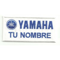 Embroidery patch PERSONALIZED YAMAHA BLUE 15cm x 7.5m