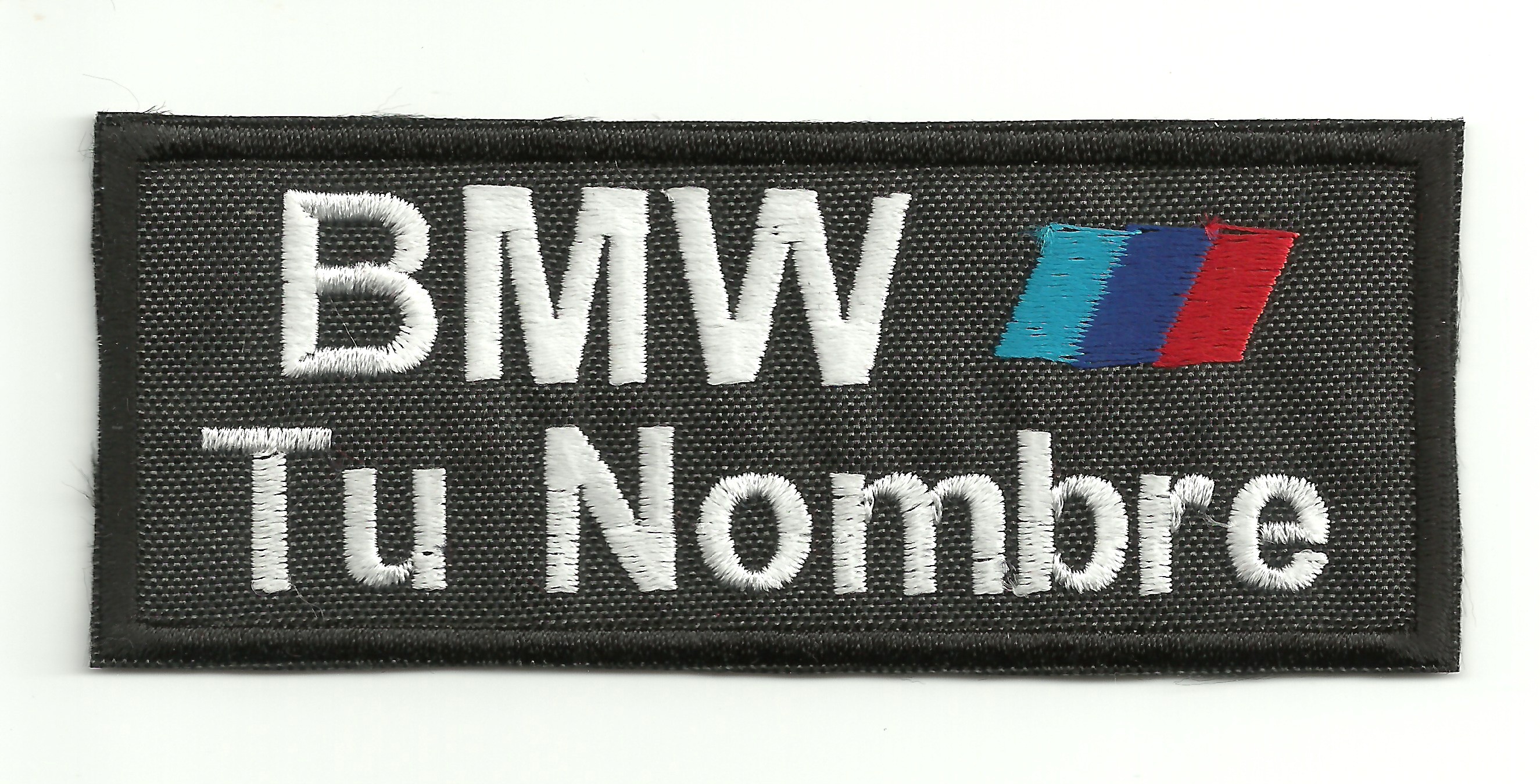 Parche bordado PERSONALIZADO BMW LOGO 7.5cm - Los Parches