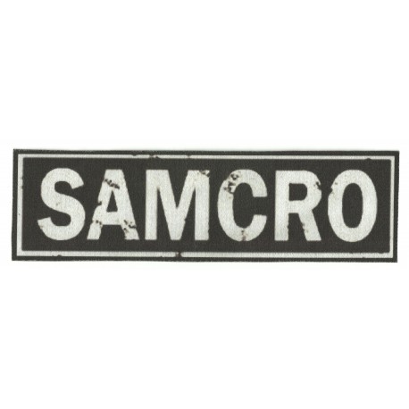 Textile patch SAMCRO 25cm x 7cm