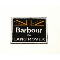 LAND ROVER BARBOUR embroidered patch 6.5cm x 4.5cm