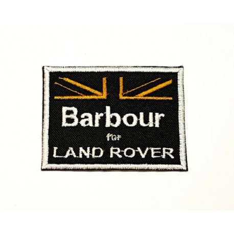Parche bordado BARBOUR LAND ROVER 6,5cm x 4,5cm