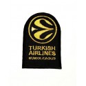Parche bordado TURKISH AIRLINES EUROLEAGE DORADO 5cm x 7,5cm