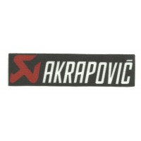 Textile patch AKRAPOVIC 9,5cm x 2,5cm