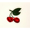  CHERRIES RIPE embroidered patch 4.5cm x 5cm