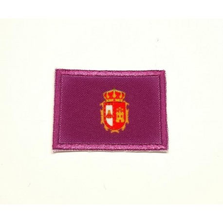 Patch embroidery and textile FLAG BURGOS 4CM X 3CM