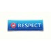Parche textil y bordado RESPECT UEFA 6cm x 2cm