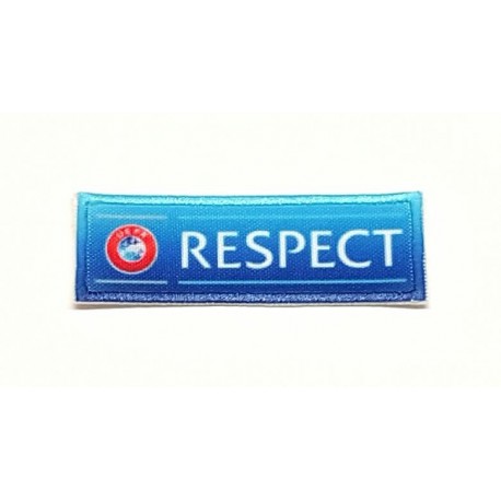 Parche textil y bordado RESPECT UEFA 6cm x 2cm