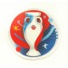 EUROPEAN QUALIFIERS textiles and embroidered patch 9.5 cm x 4cm 